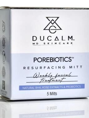 DUCALM MD SKINCARE Porebiotics Resurfacing Mitts 5 Mitts per Box